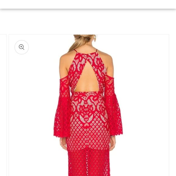 Bardot Saffron Red Mini Dress Size Small US 6 EUR 38 - Picture 5 of 15